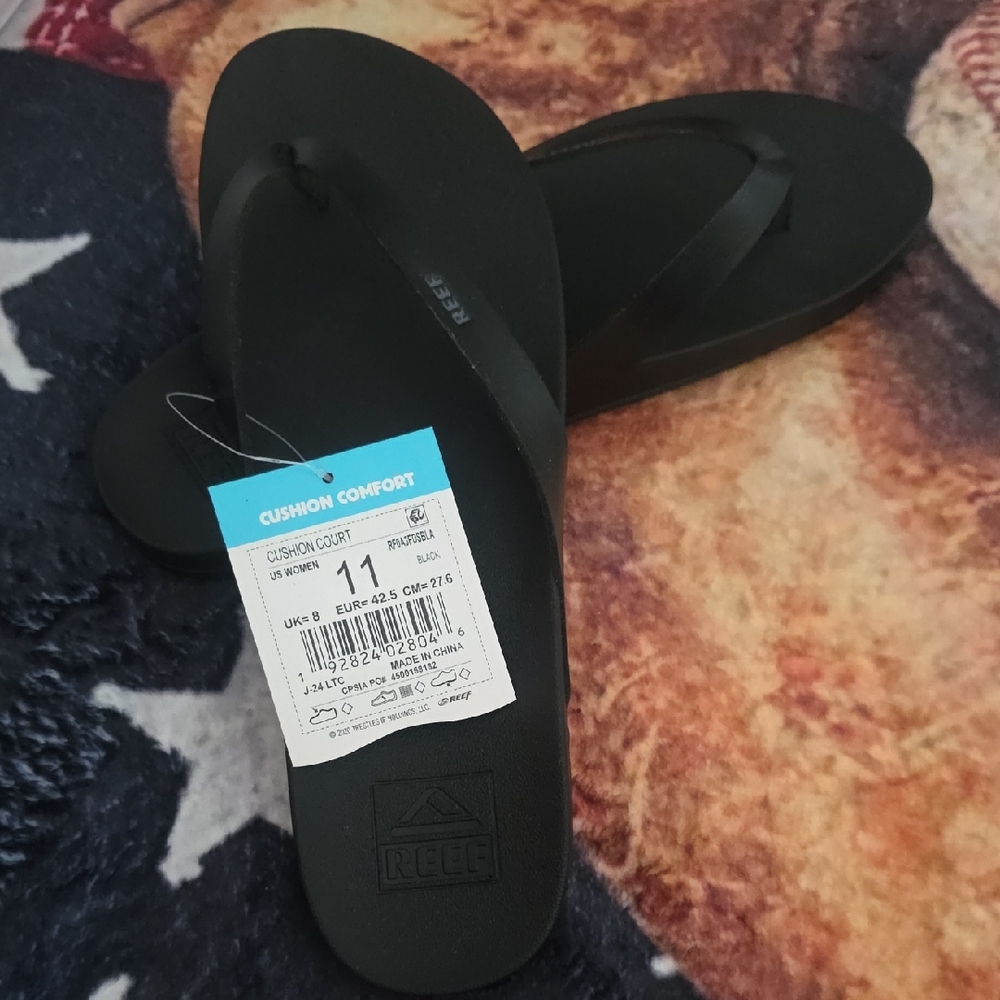 Reef Classic Black Sandals